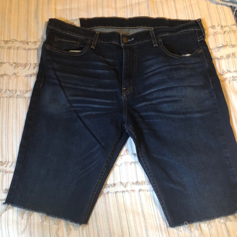 Men’s hollister 38 shorts cut down jeans